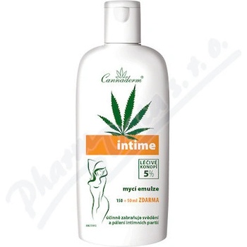 Cannaderm Intime emulze pro intimní hygienu pH4,5 pre ženy 150 ml