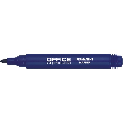 Office Products Перманентен маркер Office Products, объл връх, син (28229-А-СИН)