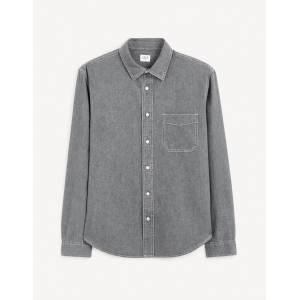 Celio Сива мъжка дънкова риза Celio Gagusti1 Celio | Siv | МЪЖЕ | S