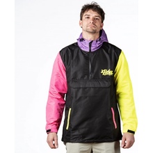 Pitcha Niceday windbraker jacket black/neon