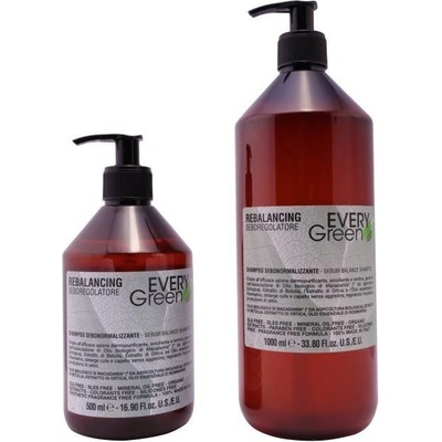 Every Green Seboregolatore šampon pro regulaci vylučování kožního mazu 500 ml