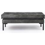 Scandic Тъмносива табуретка за крака от изкуствена кожа Rate - Scandic (15212SN GREY)