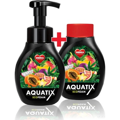 AQUATIX EcoFoam ovocné smoothie, 300 + 300 ml