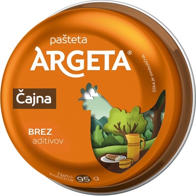 Argeta kuřecí paštika čajna 95g