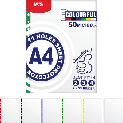 AURO Euroobal A4 50 µm průhledný s barevnou značkou (50 ks)