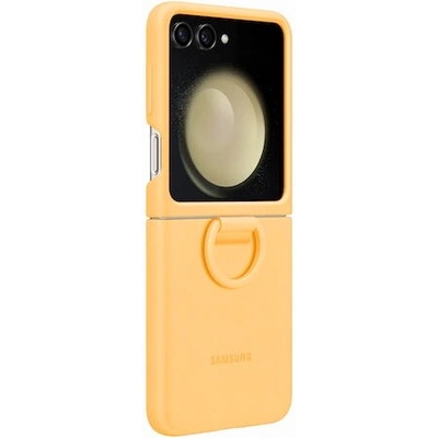Samsung Galaxy Flip5 silicone case with ring apricot (EF-PF731TOEGWW)