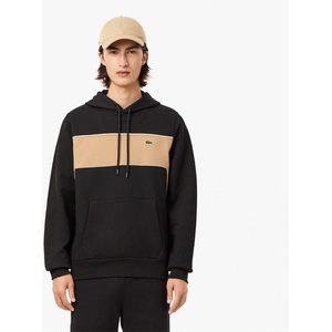 Lacoste Суичър Lacoste Colour-Block Fleece Hoodie - Black