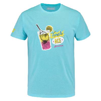 Men's Graphic Message Short-Sleeve Performance Gym Top - Angel Blue Hthr