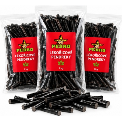 PEDRO Lékořicové pendreky 3 × 1 kg