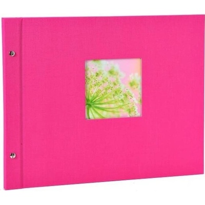 Šroubkové album klasik 39x31cm 28887 Goldbuch BELLA VISTA pink + roller 28887