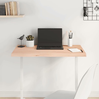vidaXL 3156417 Stolní deska 80x40x(2-4)cm ošetřený masivní dub Přírodní