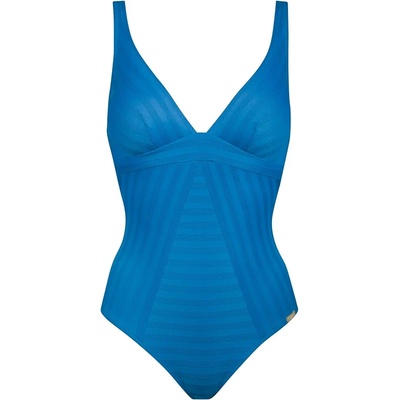 Lidea Дамски бански костюм Lidea Women's Linear Code Swimsuit - Wave Blue - размер 44 (150-6304-0115)