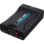 PremiumCord Конвертор, Scart - HDMI, 1080p, 230V захранване, F/F, черен KHSCART02 (KHSCART02)
