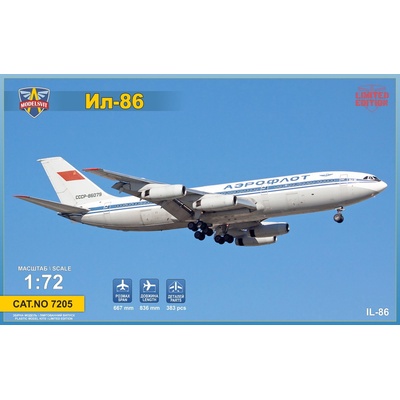 MODELSVIT Ilyushin IL 86 Aeroflot Airliner 1:72
