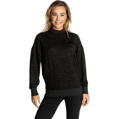 RIP CURL mikina Sunday Sun Crew Fleece Black Marled 3442