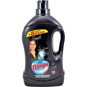Bingo Течен перилен препарат БИНГО, Siyah Keratin, Black, 3л. , 50пр (987654678)