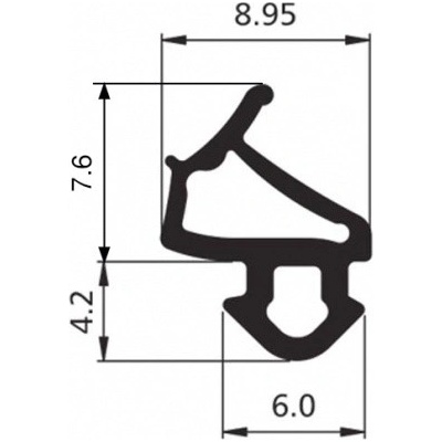 DAB Trade Těsnění DA-1127A Veka (EPDM)