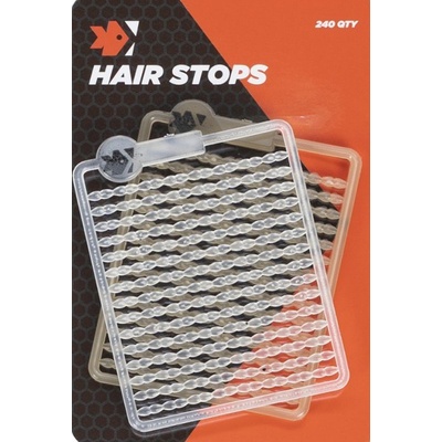 Feeder Expert Zarážky Hair Stops Číre + Hnedé 240ks