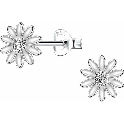 Nefertitis 34381 Stříbrné náušnice pecky KVÍTEK NF63331 7 mm, 0,81 g