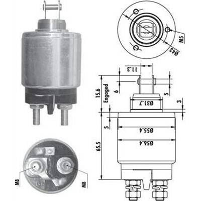 Elektromagnetický spínač pre żtartér MAGNETI MARELLI 940113050132