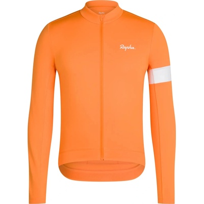 Rapha Men's Core Thermal Long Sleeve Jersey orange/white