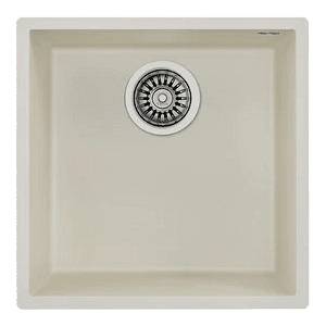 Teka Подплотова гранитна мивка за шкаф 50 см Square 40.40 TG КРЕМ (М.1028.КР) - bay Мивка за вграждане