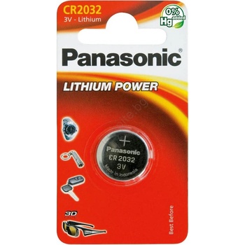 Panasonic - 1 pc Литиева плоска клетъчна батерия CR2032 3V 220 mAh (FT1035)