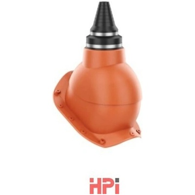 HPI Anténní prostup set nízký profil pro plechové tvarované krytiny červená