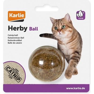 Karlie Hračka kočka Koule s šantou kočičí 5cm – Zboží Dáma Karlie Hračka kočka Koule s šantou kočičí 5cm – Zboží Dáma