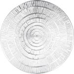 Tognana Подложка за хранене placemat arpa, 38 см, сребро (pm950085995a)