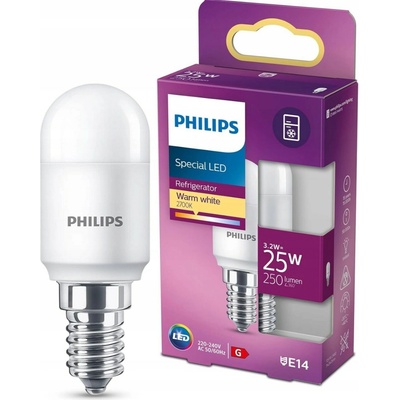 Philips 8718699771959 LED žárovka 1x3,2W E14 250lm 2700K teplá bílá, matná bílá, do lednice