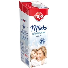 Rajo Trvanlivé mlieko nízkotučné 0,5% 1l