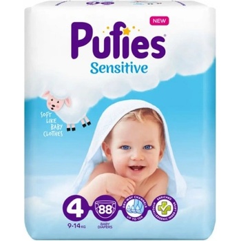 Image 1 of Пелени Pufies 4 Sensitive 9-14кг 88бр