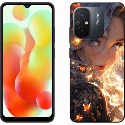 mmCase Xiaomi Redmi 12C dívka a motýli
