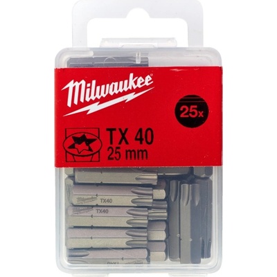 Milwaukee sada TX40x25mm 25ks 4932399600