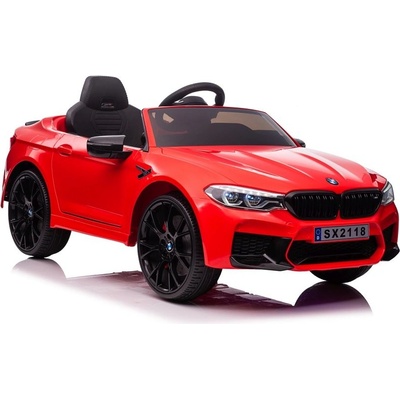 LEAN CARS Elektrické autíčko BMW M5 drift červené