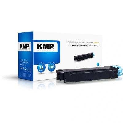 Compatible KMP Kyocera TK-5270C cyan 6000 страници тонер за многократна употреба (2923, 0003) (2923,0003)