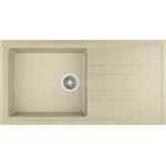 Teka Гранитна мивка, обръщаема, за шкаф 60 см Stone 60 L-TG СЛОНОВА КОСТ (М.1020.СК) - xmall Мивка за вграждане