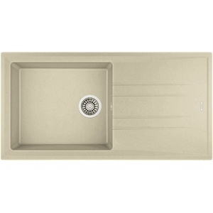 Teka Гранитна мивка, обръщаема, за шкаф 60 см Stone 60 L-TG СЛОНОВА КОСТ (М.1020.СК) - xmall Мивка за вграждане