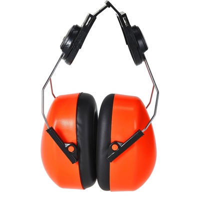 Portwest hi-vis endurance clip-on ps47 / Протектори за слуха, монтирани на каска - hv оранжеви (ps47orr)