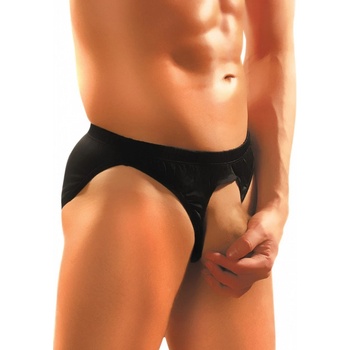 Male Power Pouchless Brief Black