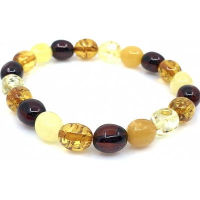 Jan Kos jewellery Korálkový jantarový náramek 12119689