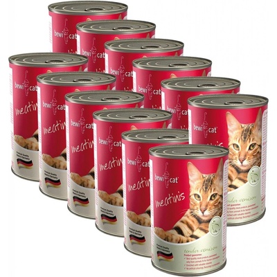 BEWI CAT Meatinis WILD 12 x 400 g