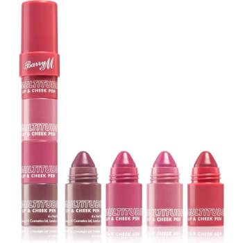 Barry M Multitude Lip and Cheek Pen червило на устните и бузите цвят Sweet Darling 3, 8 гр