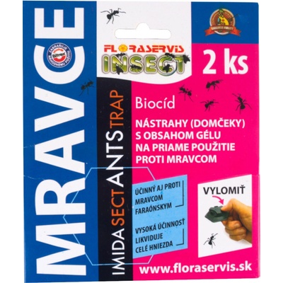 IMIDASECT ANTS TRAP gélové nástrahy proti mravcom 2 ks x 1,4 g