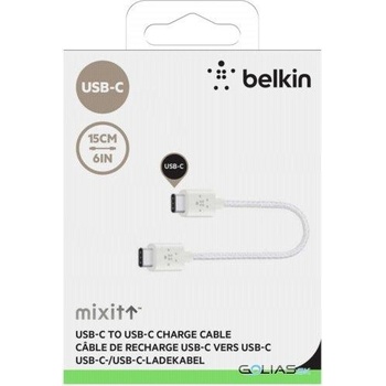 Belkin F2CU041bt06INWH USB-C, 15cm, bílý