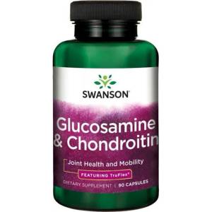 Swanson Glucosamine & Chondroitin, 90 капсули, Swanson (SWU139)