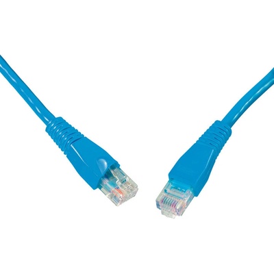 Solarix C5E-114BU-0,5MB Patch CAT5E, UTP, PVC, 0,5m, modrý