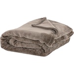 Tiseco Home Studio Кафяво одеяло от микроплюш , 130 x 160 cm - Tiseco Home Studio (3227TAUPE)