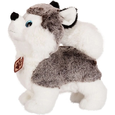 Амек Тойс Плюшена играчка Амек Тойс - Хъски със сини глитерни очи, 19 сm (10248)